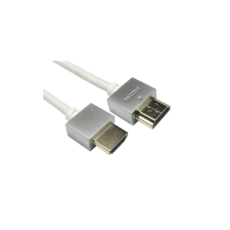Alida Systems ® 2m White HDMI Cable with 3D Ethernet