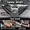 Center Console Dog Car Seat - Safety Straps & Leash