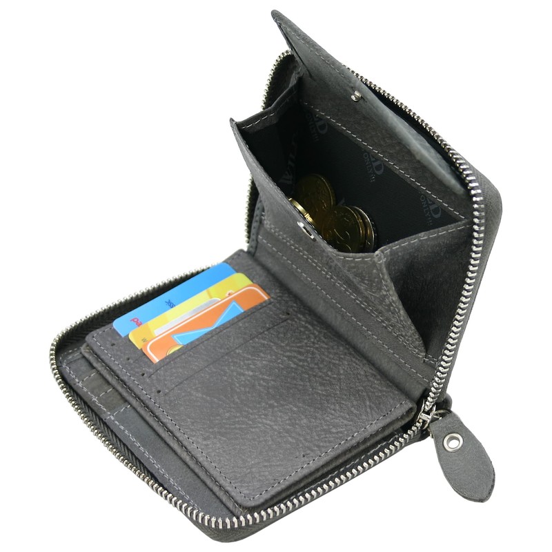 Wild Things Only Men's Genuine Leather Wallet with RFID Protection