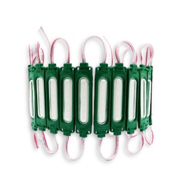 24V Tire Light, Slotted Chassis Marker, Truck LED Downlight, 20 Panels - Set of 2, 40 Lines, Side Marker, Lamp, Work Light, Shoulder Light, Waterproof, 40 S25 Panel Connected (Green (20 Frames x 2))