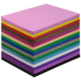 H.J. Immbir 118 Pack Foam Sheets Crafts, 8 x 6 Inch, Assorted 15 Colors 1mm Thick EVA Foam Paper Set for Crafts and DIY Arts
