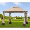 JANCANOPY Replacement Gazeb Cover for 10X12Ft Oakmont Gazebo L-GZ1188PST-A,Pinehurst Gazebo