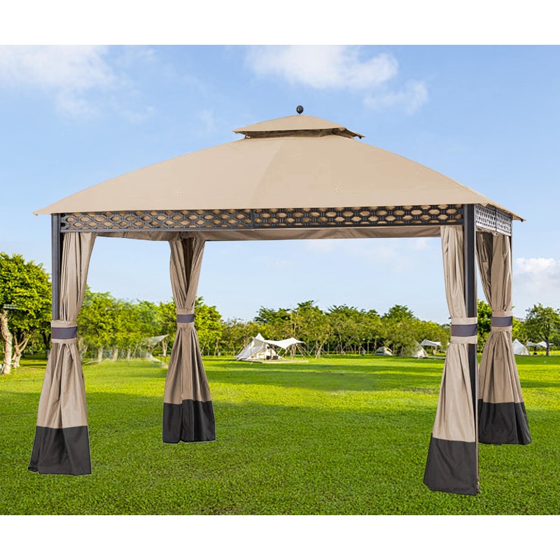 JANCANOPY Replacement Gazeb Cover for 10X12Ft Oakmont Gazebo L-GZ1188PST-A,Pinehurst Gazebo