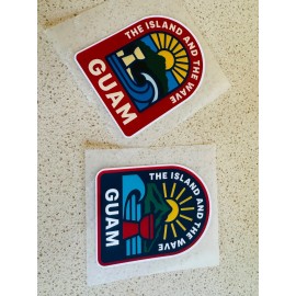 Car Decal 2pc Guam Chamorro Decal Sticker - waterproof fade resistance - Island hafa adai