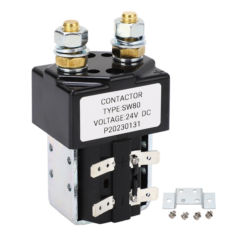 24V Contactor Relay Metal Alloy 100A High Performance Replacement for