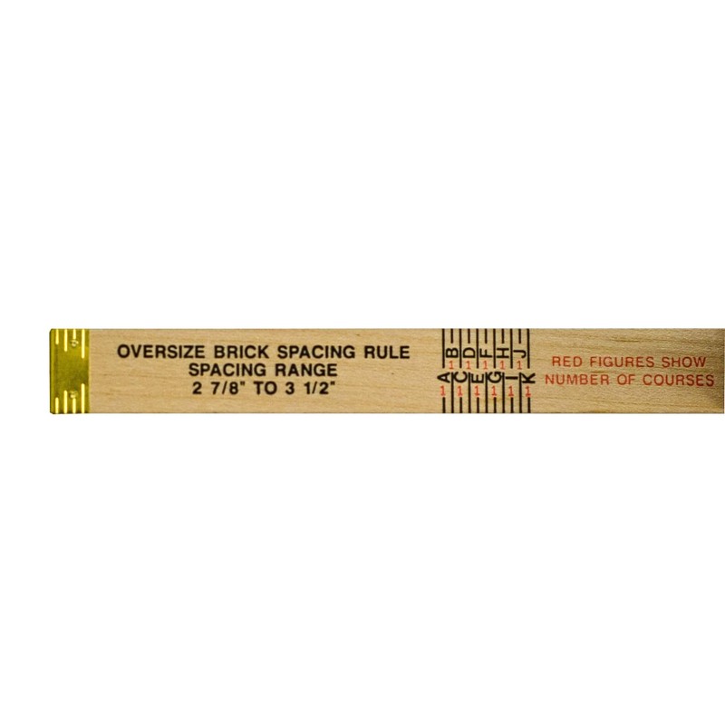Bon Tool Oversized Brick Rule (Wood)