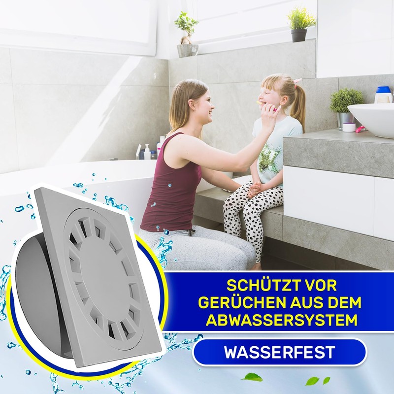 Floor Drain 100 x 100 mm Vertical with Square Grid