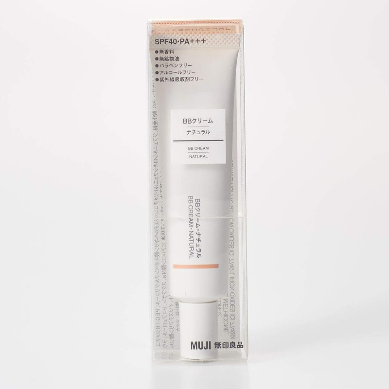 MUJI 02124588 BB Cream Natural SPF 40 PA+++ 1.1 oz