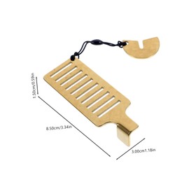 DOITOOL Portable Stainless Steel Door Lock Security Device for Hotels Apartments Home Reliable Protection for Women Prevent Unauthorized Entry Gold Door Stopper