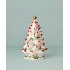 Lenox 893624 Treasured Traditions Holiday Red Bulbs Lit Tree
