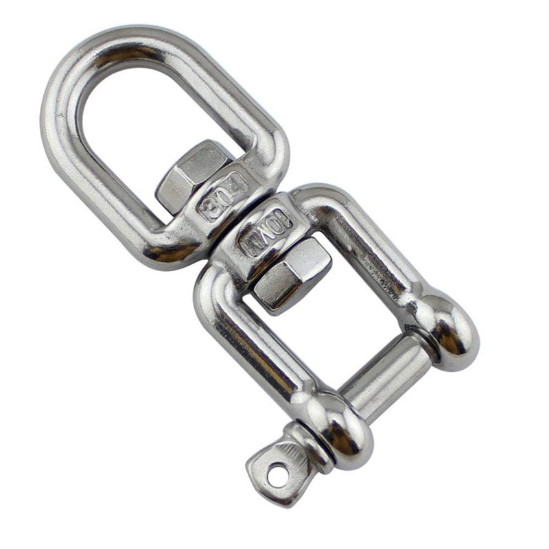 POFET 2pcs 10mm Heavy Duty Swivel Ring Snap Ring Roll