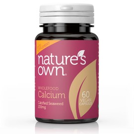 Natures Own 200mg Whole Food Calcium 60 Capsules