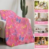 HZVRTN Cuddly Blanket Children's Unicorn/Dinosaur/Space Blanket, Cuddly Blanket Glow in