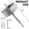 FROOOK 6-5/16" Concrete Hole Saw, Tungsten Steel Core Bit with