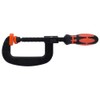 GREATTOOL ARKLAND Sakamoto C-Shaped Handle Clamp, Mouth Opening 3.0 inches