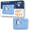 Dynastar 220 Volt Heating Pad Moist Dry For Overseas Use