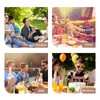50PCS Disposable 9 Inch Plates Disposable Compostable Paper Tableware Set