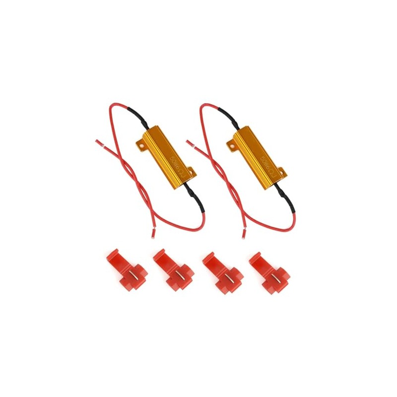 LED Turn Signal, High Fla Prevention Resistor, 12 V, 50
