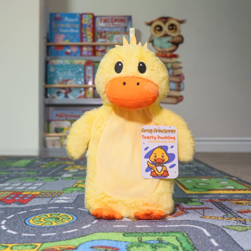 Cozy Creatures Super Soft Childs Hot Water Bottle & Cover