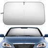 Sonnenschutz Auto Frontscheibe140 * 80cm, Auto Windschutzscheibe Sonnenblende,Frontscheibenabdeckung, Sonnenblende Vorne,