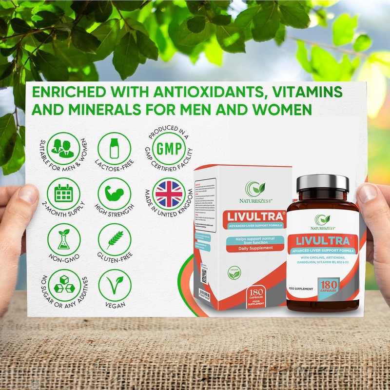 Liver Support Supplement – Liver Cleanse Detox and Repair -