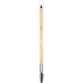 Sante Naturkosmetik Eyebrow Pencil 02 Brown, for Filling Eyebrows, with Brow Brushes, Natural Make-up, Vegan, 1, 14 g