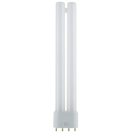 Sunlite FT18DL/841 Compact Fluorescent 18W Twin Tube Light Bulbs, 4100K Cool White Light, 2G11 Base
