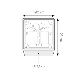 80ZERO14 Motorcycle Shoter Croos Aluminium Licence Plate Holder Antioxidant