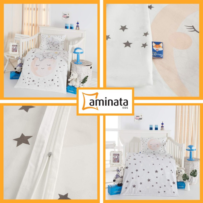 Aminata Kids - Children's Bedding Set 100 x 135 cm,