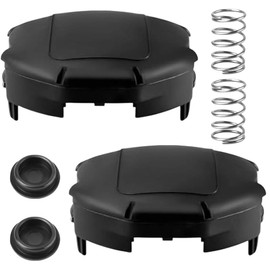 Holmgillick X472000070 Speed Feed Cap 400 Head Trimmer Weed and Spring Kit Fits Echo Weedeater String Spool Cover 4" Heads SRM-225, SRM-230, PAS-225(2Pack)