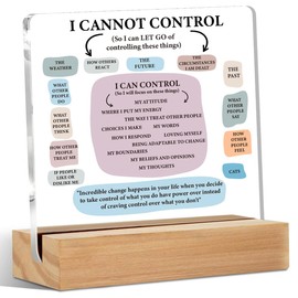 Mental Health Things Acrylic Sign, Mental Health Gifts for Women Men Psychologist Counselor, Acrylic Plaque Desk Decor, Shelf Cubicle Decor for Counseling Office Therapy Desktop Art Decoration