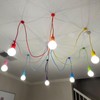 KJLARS Colorful Spider Lamp Modern Chandelier Adjustable DIY Pendant Lighting