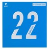 VICTAS Table Tennis Rubber V>22 Double Extra Soft Back Black