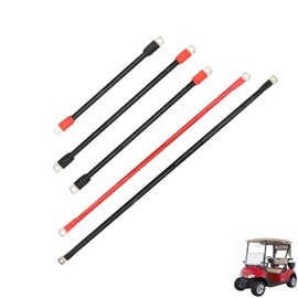 Drive-up Golf Cart Battery Cables Wiring Kit for EZGO RXV Models 2 Gauge Battery Wires