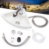 Wall Mount Corner Bathroom Sink, Boat Caravan RV Camper Corner