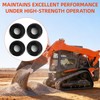 JERBOR Upgraded 4Pcs Door Wheel Rollers Fit for Kubota SVL65/SVL75/SVL97