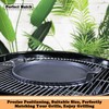 Hisencn 7421 Gourmet BBQ System Griddle for Weber 22 1/2