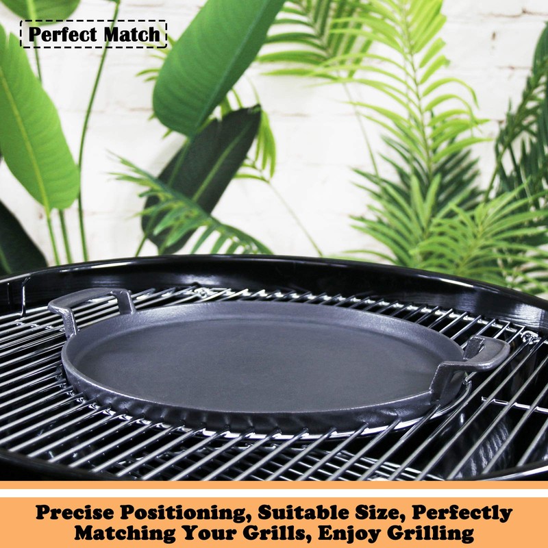Hisencn 7421 Gourmet BBQ System Griddle for Weber 22 1/2