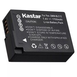 For Panasonic 2x Kastar Battery for Panasonic Lumix DMW-BLC12 DMC-FZ200 FZ1000 G5 G6 GH2