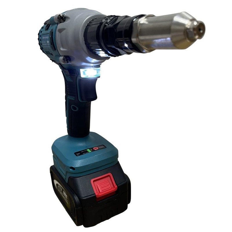 VOTOER Cordless Electric Rivet Gun Tool, 21V Electric Automatic Brushless