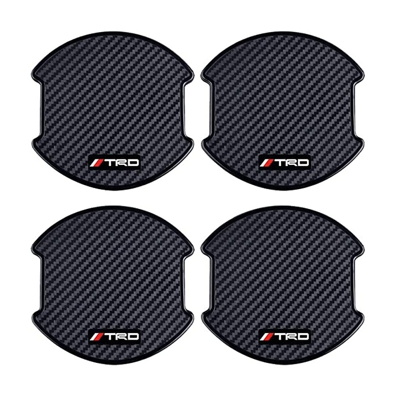 TRD Door Handle Protector, TRD Car Carbon Door Knob Guard