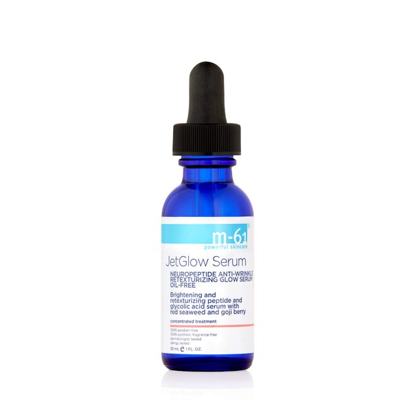 M-61 JetGlow Serum - Brightening and retexturizing anti-aging serum with neuropeptides & glycolic