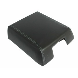 Kar Designers Leather wGray Stitch Center Console Lid Armrest Cover Fits 07-17 Ford Expedition