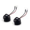 2PCS Rearview Mirror Puddle Lights LED White Light Under Mirror
