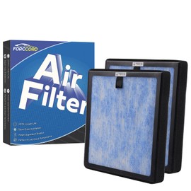Forccord 2-Pack Cabin Air Filter Fits for 2022-2025 Rivian R1T R1S Activated Carbon Cabin Filter Replacement Car Accessories