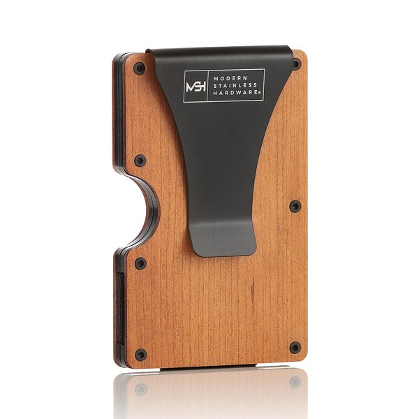 Modern Stainless Hardware Minimalist Wallet for Men - Slim RFID