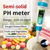 OBEST Food Acidity Meter Temperature 2 in 1, Smart pH