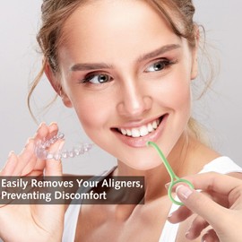 5 Pieces Aligner Removal Tool Retainer Remover Tool Kits Invisible Chew and Remover Tool Aligner Braces Remover Hook Remover Tool for Tooth Cleaning Oral Care