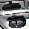 MOSISO Car Visor Sunglasses Case, Universal Automotive ABS Eyeglasses Holder