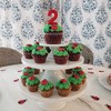 Set of 24 Royal Icing Edible Ladybugs - Cupcake Toppers